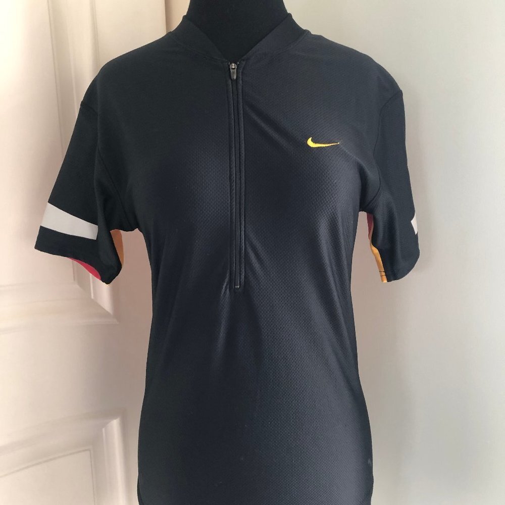 NIKE Quarter-Zip Activewear Dri-Fit Shirt Size S